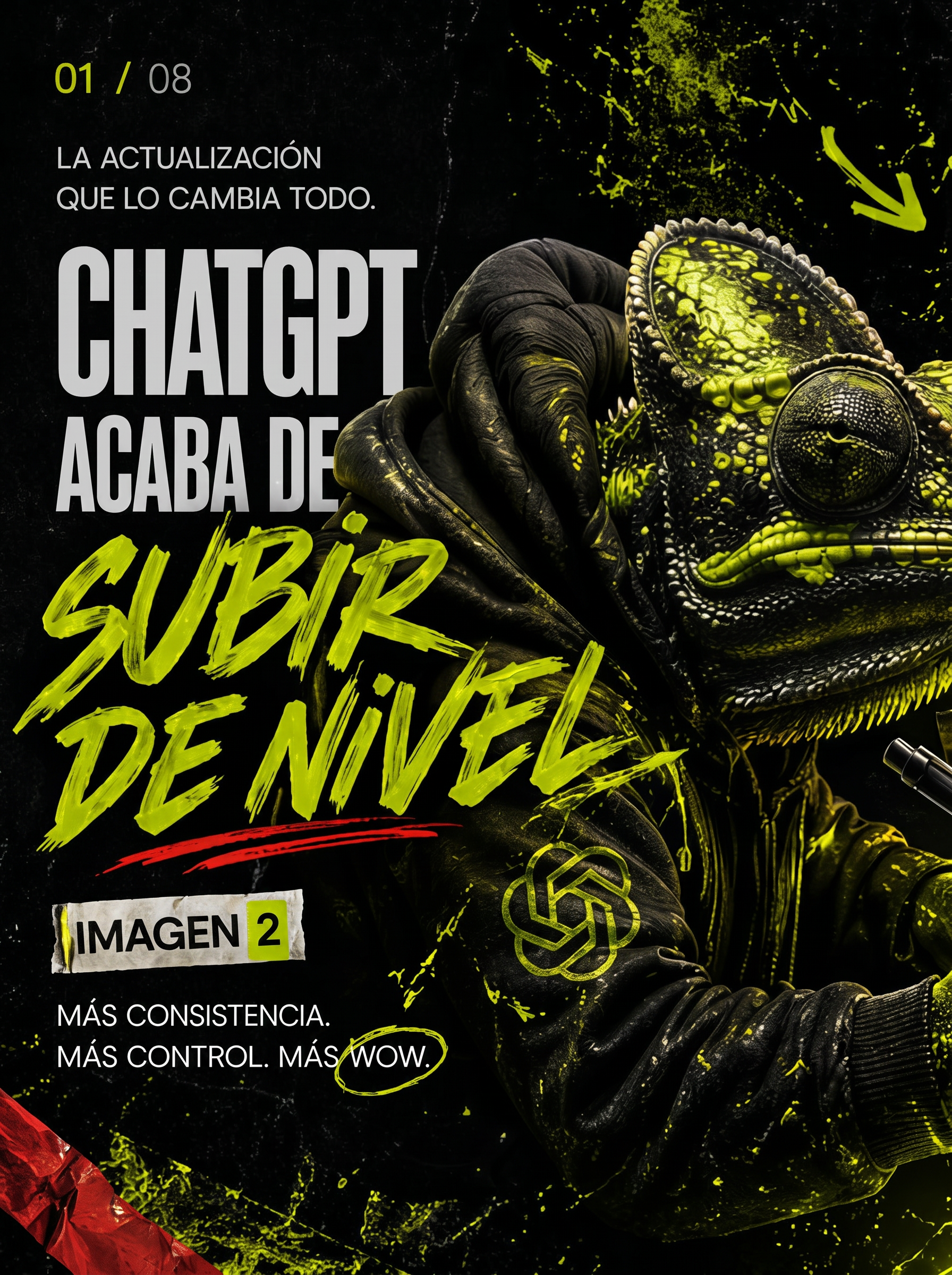 Página 1 del carrusel ChatGPT sube de nivel