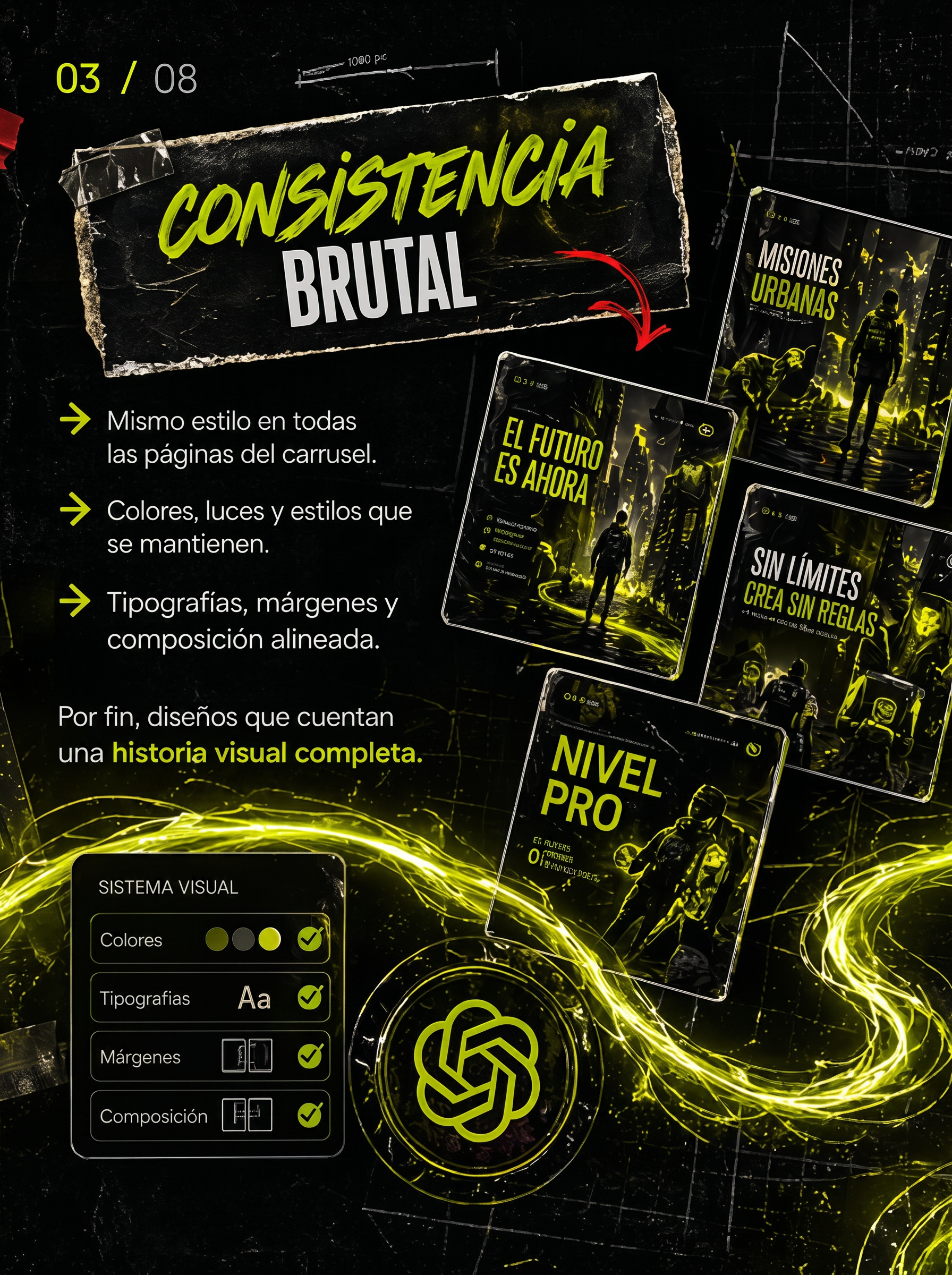 Página 3 del carrusel ChatGPT sube de nivel
